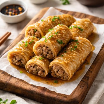 Bean curd roll dim sum