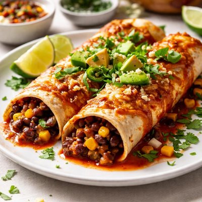 Bean enchilada