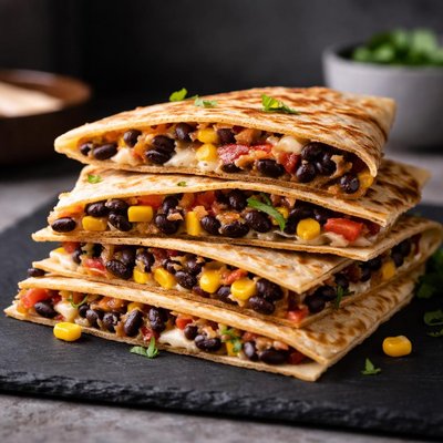 Bean quesadilla
