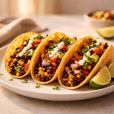 Bean tacos