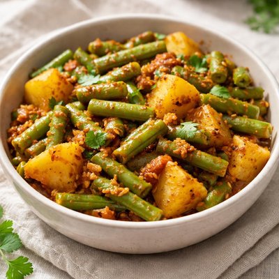 Beans aloo ki sabji