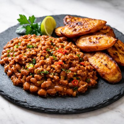Beans and plantain