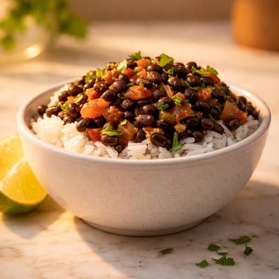 Beans and rice small bowl