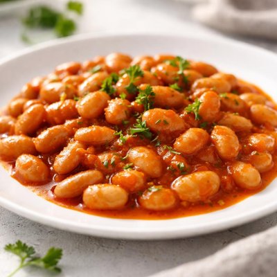 Beans in tomato sauce