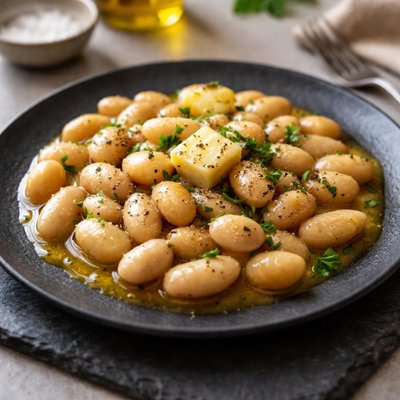 Beans with butter