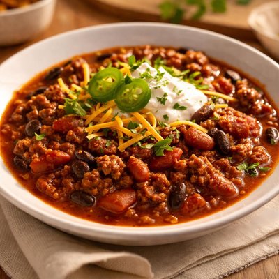 Beef and bean chili