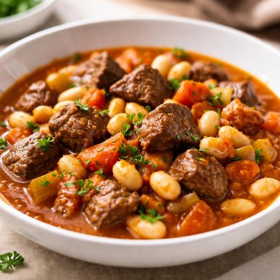 Beef and bean stew