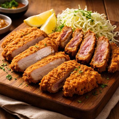 Beef and pork cutlet
