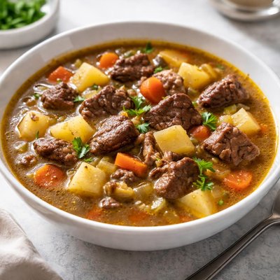 Beef and potato soup