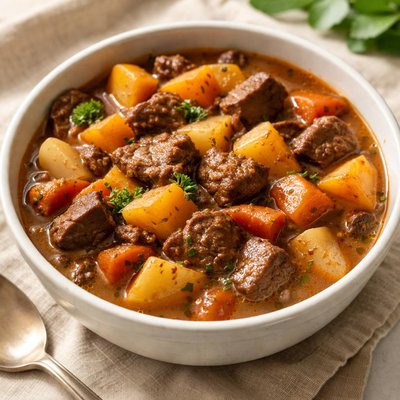Beef and squash stew