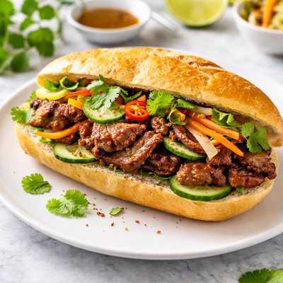 Beef banh mi