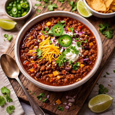 Beef bean chili