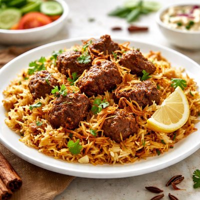 Beef biriyani