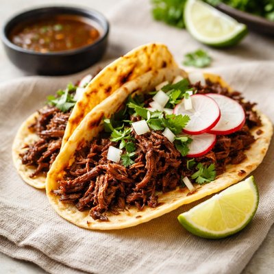 Beef birra taco