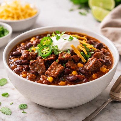 Beef brisket chili