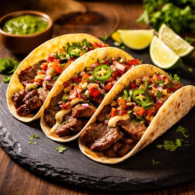 Beef brisket taco