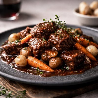 Beef burgundy