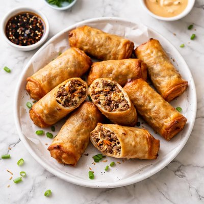Beef cabbage eggroll