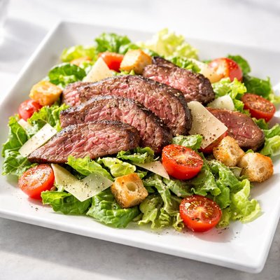 Beef caesar salad