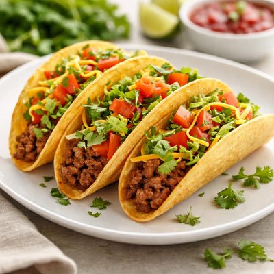 Beef crunchy taco