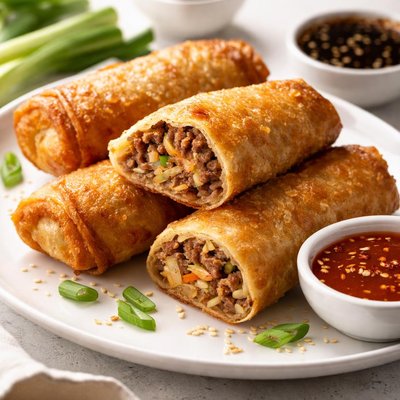 Beef egg roll