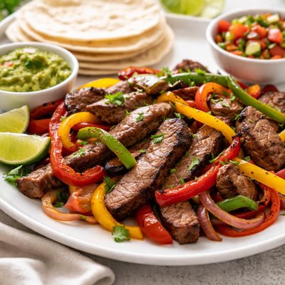 Beef fajitas