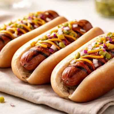 Beef frank hot dogs
