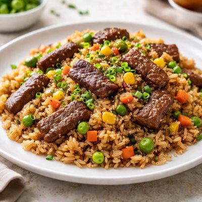 Beef fried rice