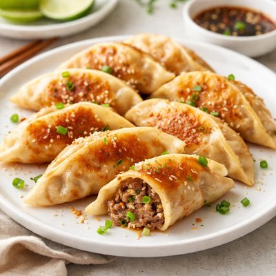 Beef gyoza