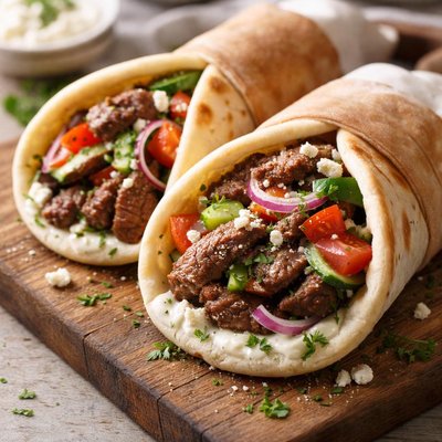 Beef gyros
