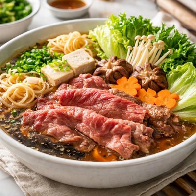 Beef hot pot