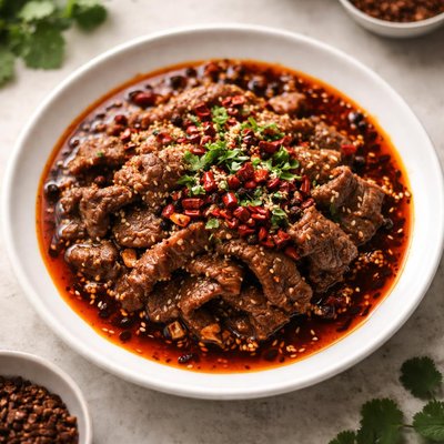 Beef in chili oil