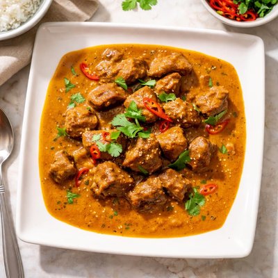 Beef in curry source