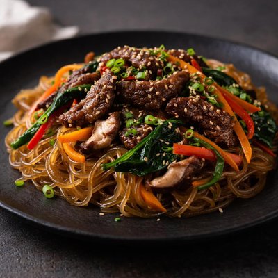 Beef japchae