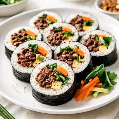 Beef kimbap