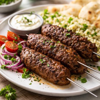 Beef kofta kebab