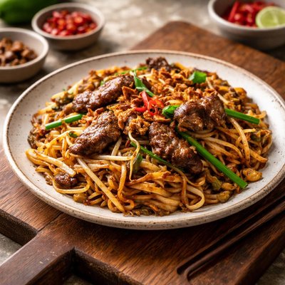 Beef kway teow