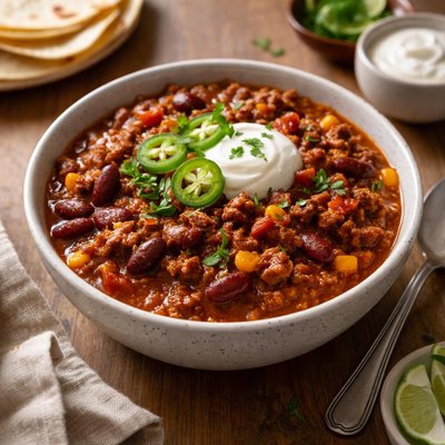 Beef mince chilli