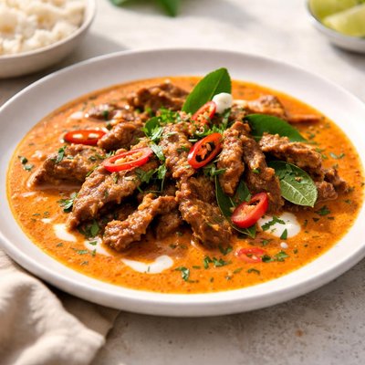 Beef penang curry