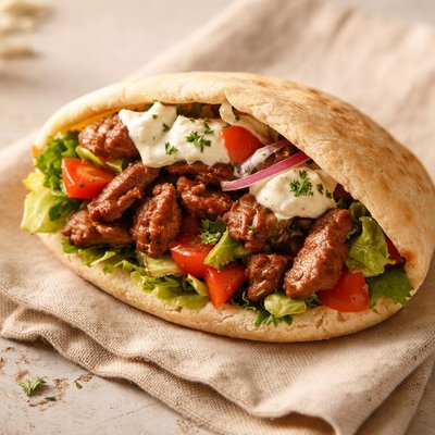 Beef pita