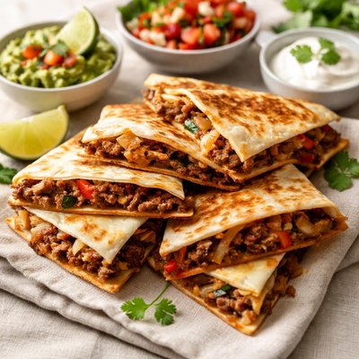 Beef quesadillas