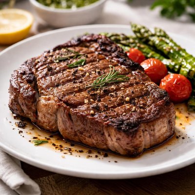 Beef ribeye steak
