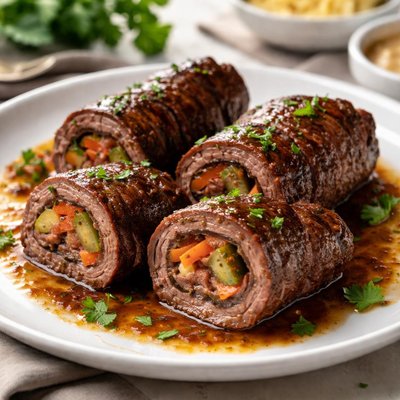 Beef roulade