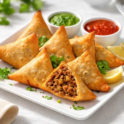 Beef samosas