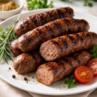 Beef sausage