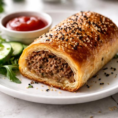 Beef sausage roll