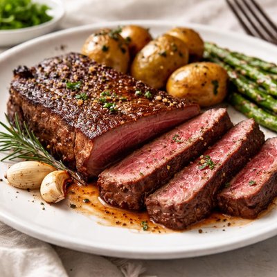 Beef sirloin steak