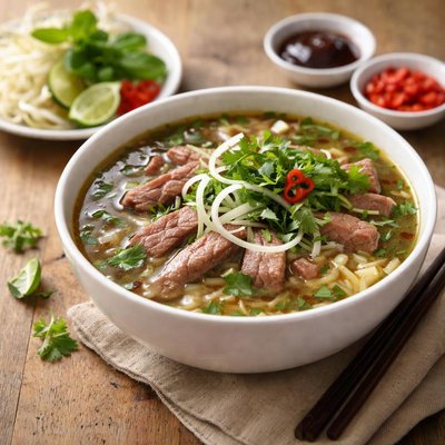 Beef soup vietnamese