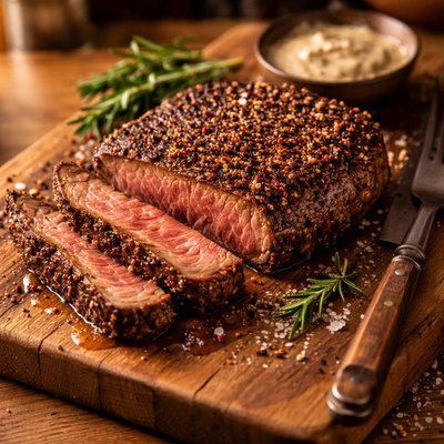 Beef steak peppered woolworths