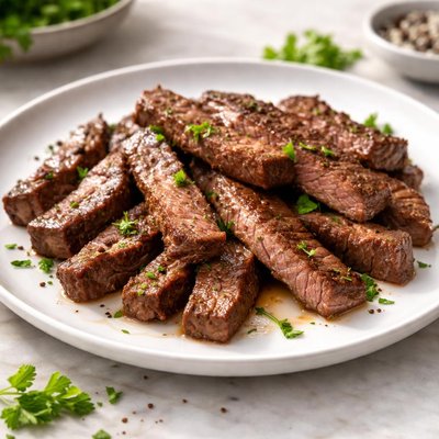 Beef strips